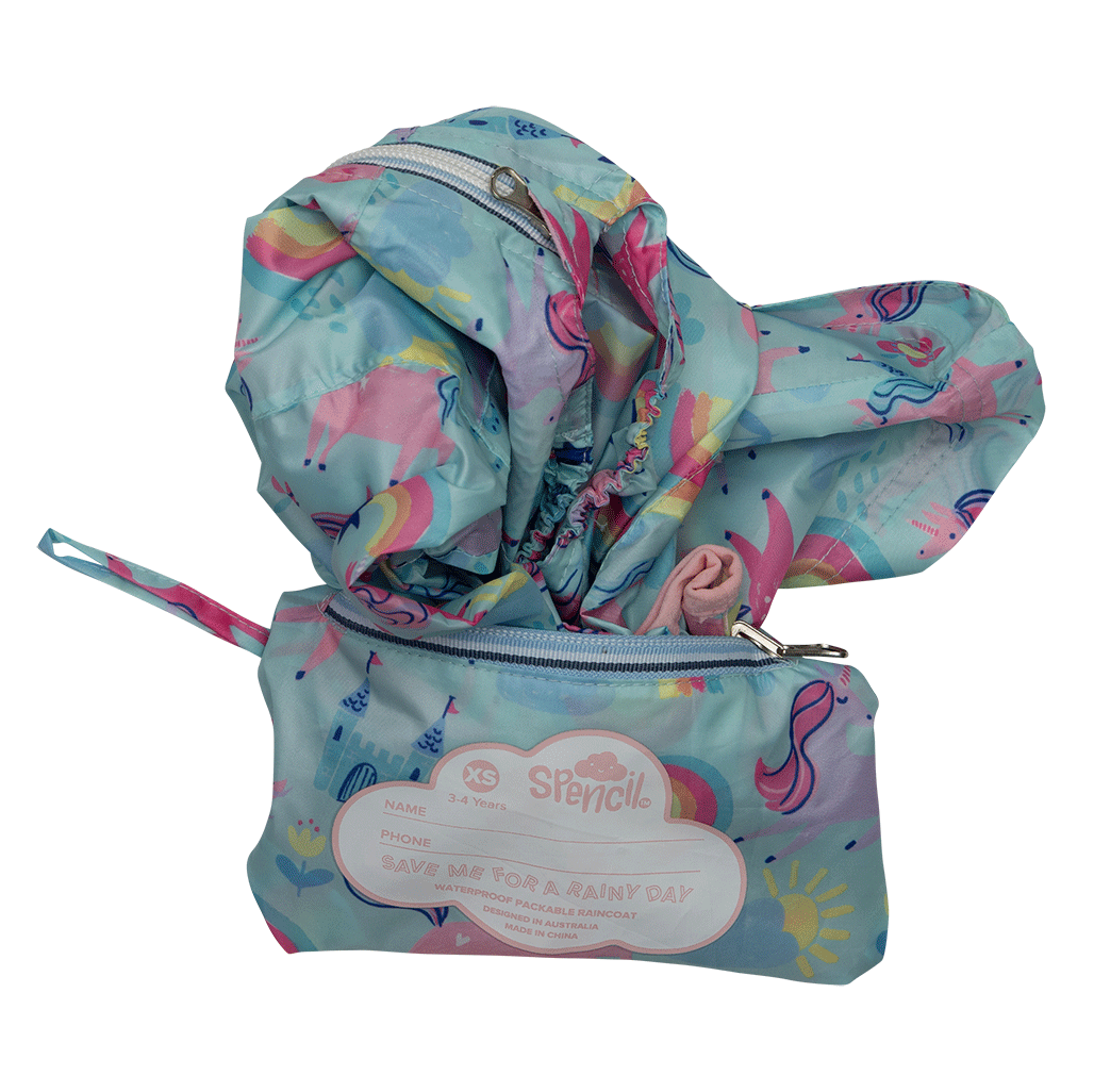 Unicorn Party Raincoat - The Glamorous Grub
