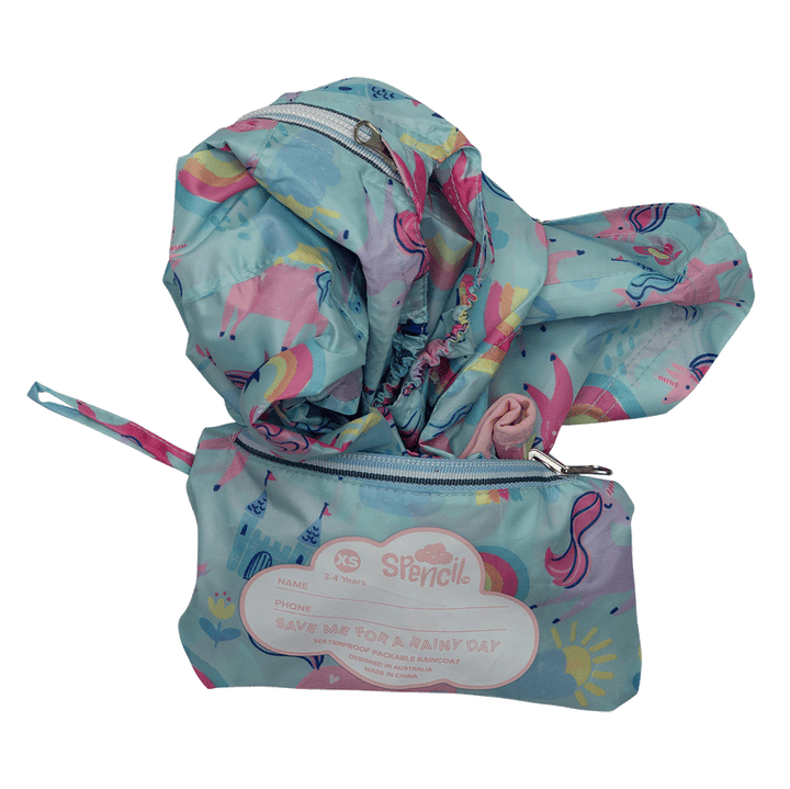 Unicorn Party Raincoat - The Glamorous Grub