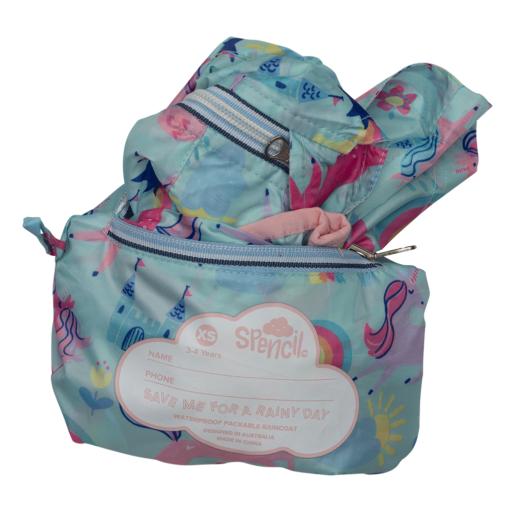 Unicorn Party Raincoat - The Glamorous Grub