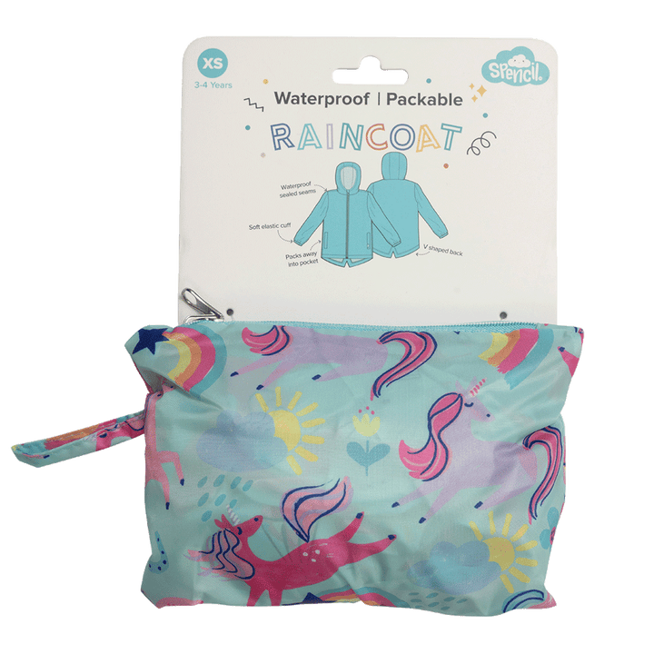 Unicorn Party Raincoat - The Glamorous Grub
