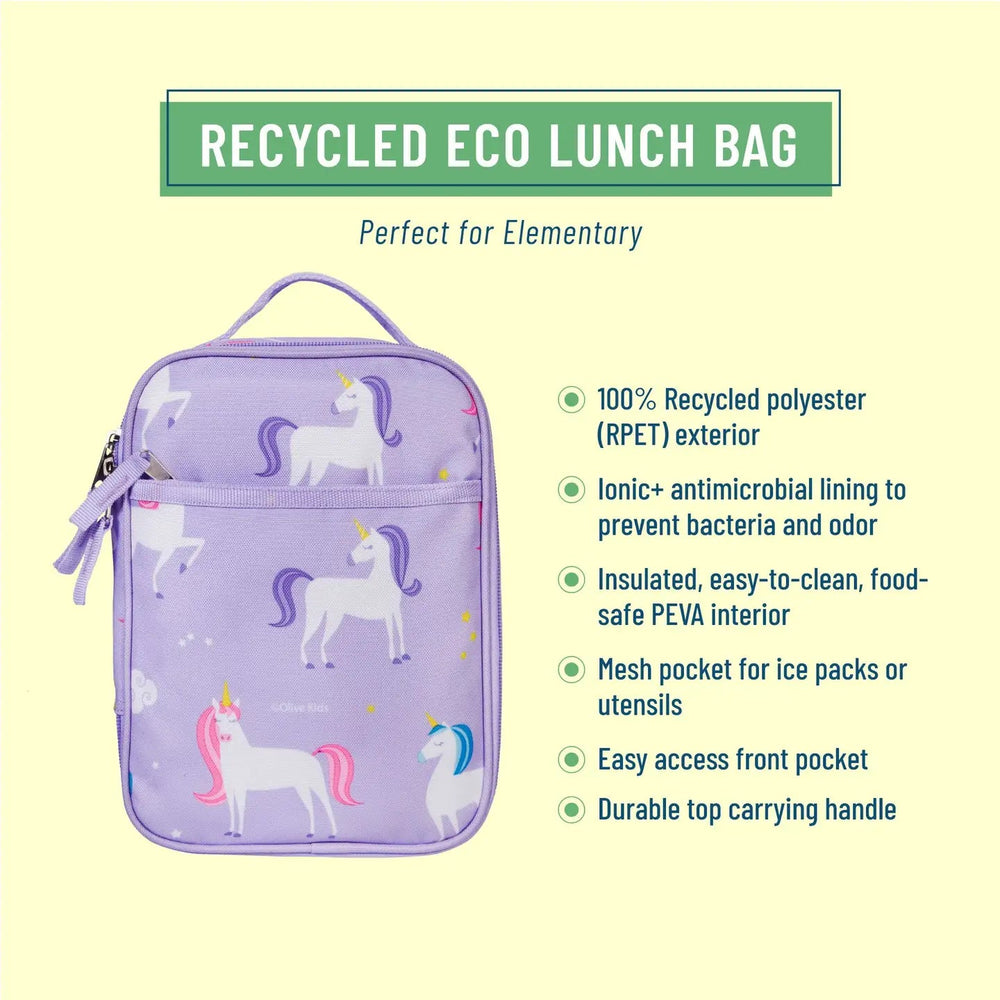 Unicorn Recycled Eco Lunch Bag - COMING SOON - The Glamorous Grub