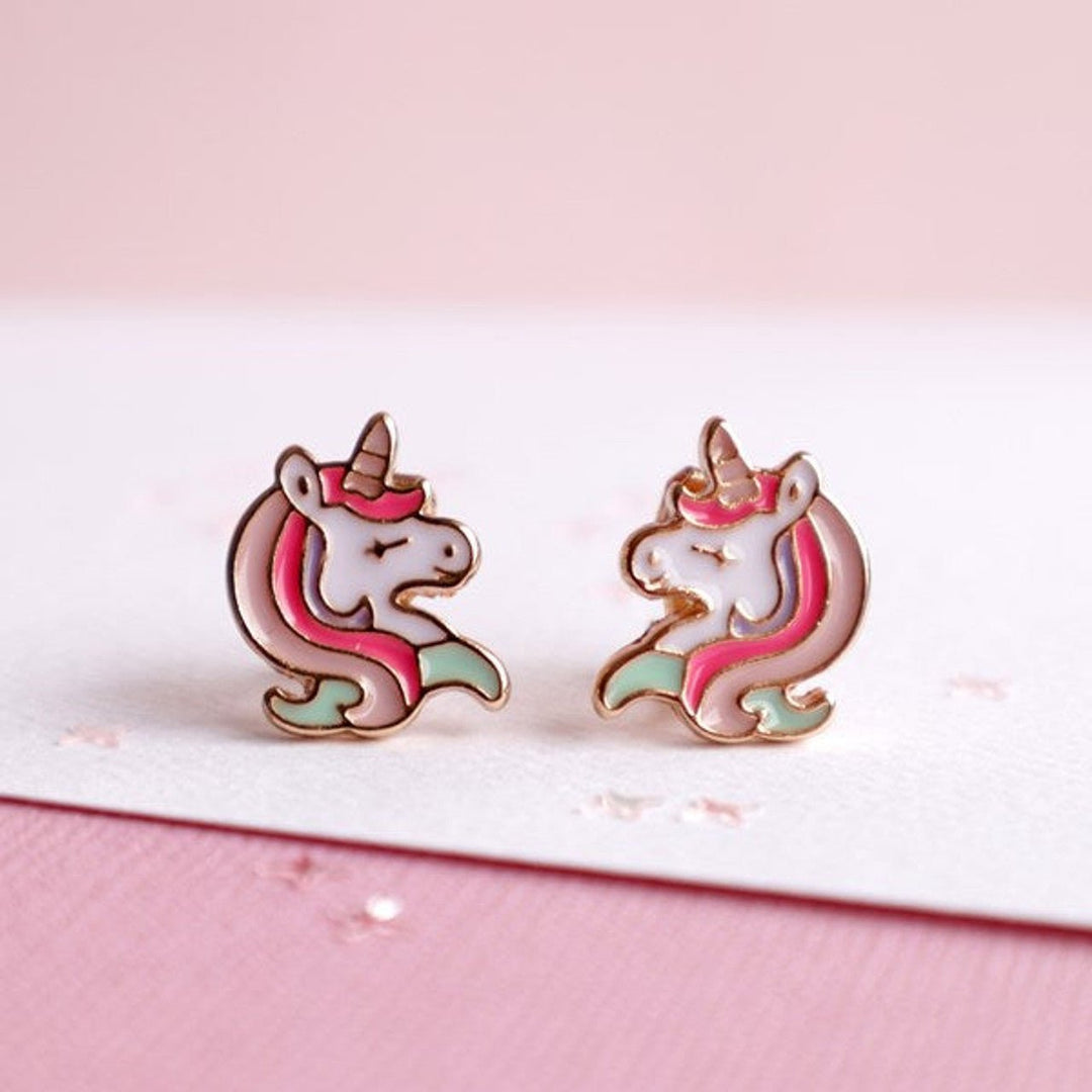 Unicorn Shimmer Clip on Earrings - The Glamorous Grub