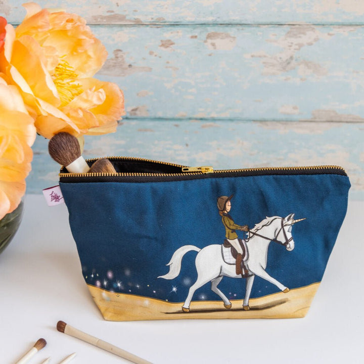 ‘Unicorn’ Wash Bag / Make Up Bag / Pencil Case - The Glamorous Grub