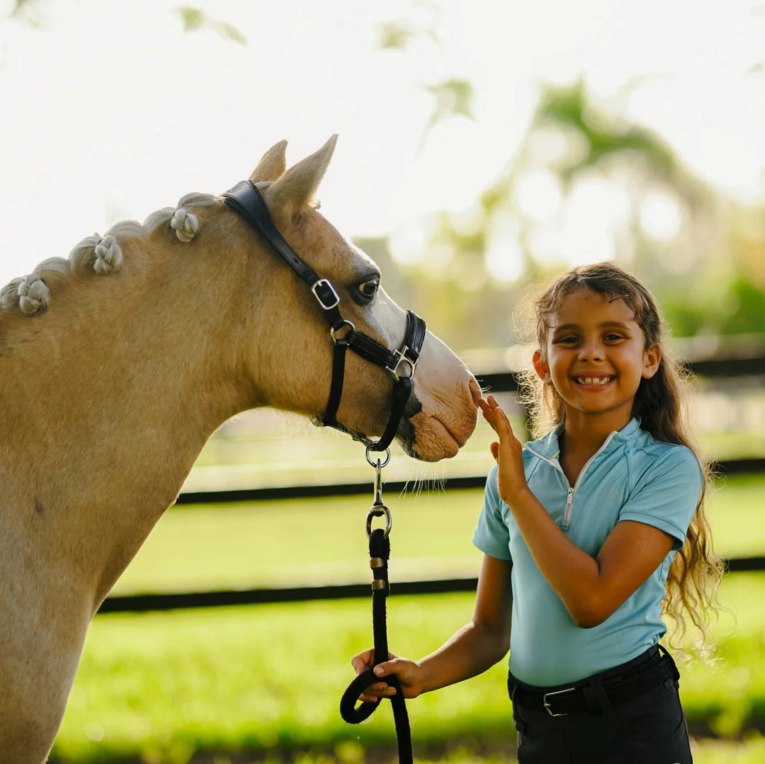 Vegas' glitter leather halter - Lumi Pony - The Glamorous Grub