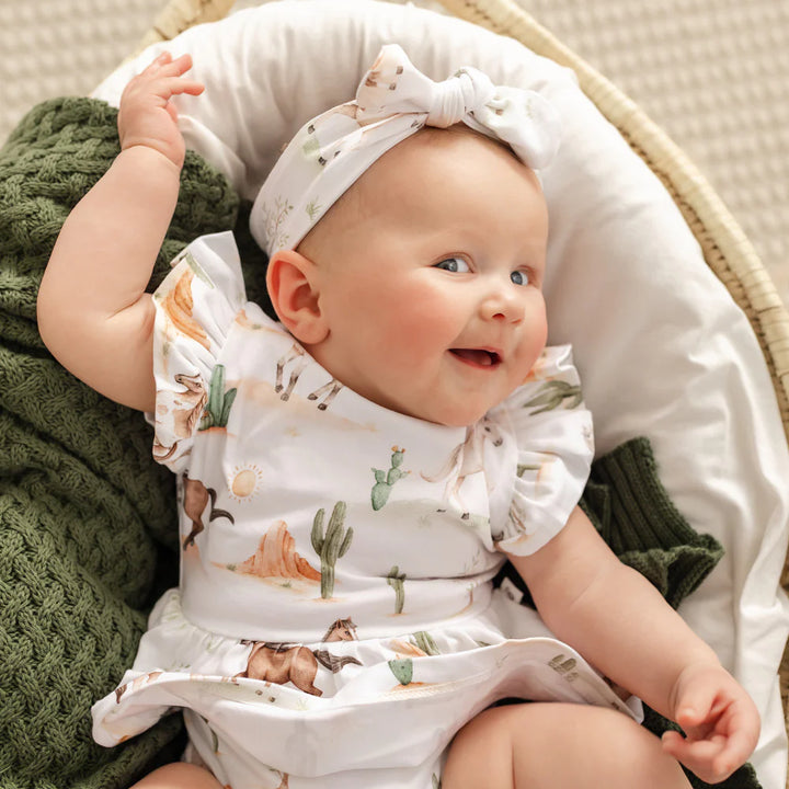 Wild Horses Short Sleeved Organic Dress