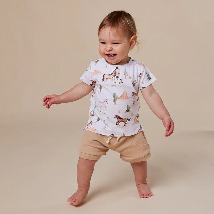 Wild Horses Organic Short Sleeve Top