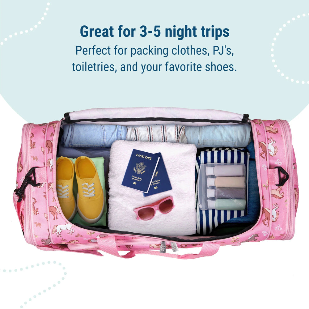 Wild Horses Weekender Duffel Bag - The Glamorous Grub