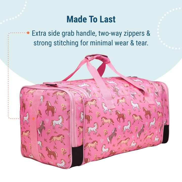 Wild Horses Weekender Duffel Bag - The Glamorous Grub