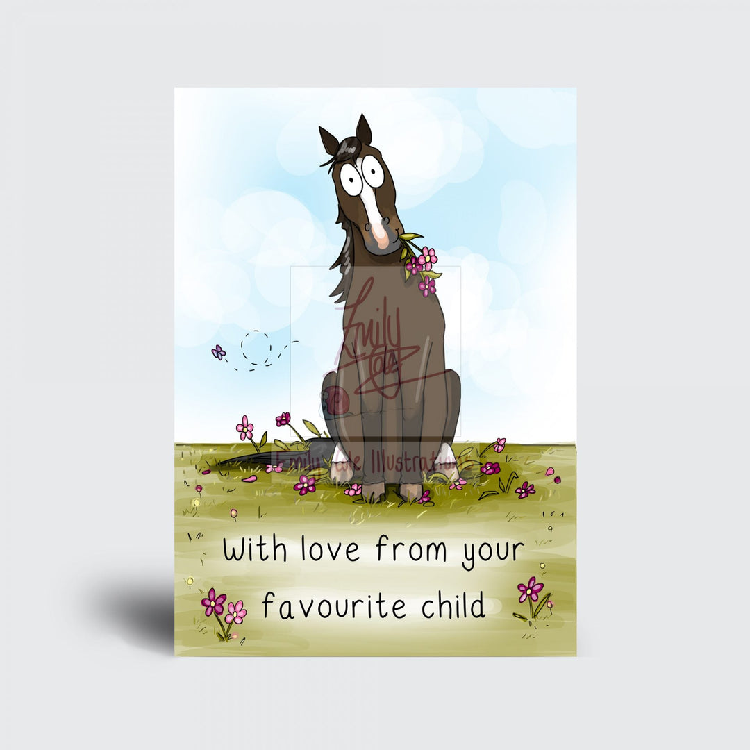 With Love from your Favourite Child - Dark Bay - The Glamorous Grub