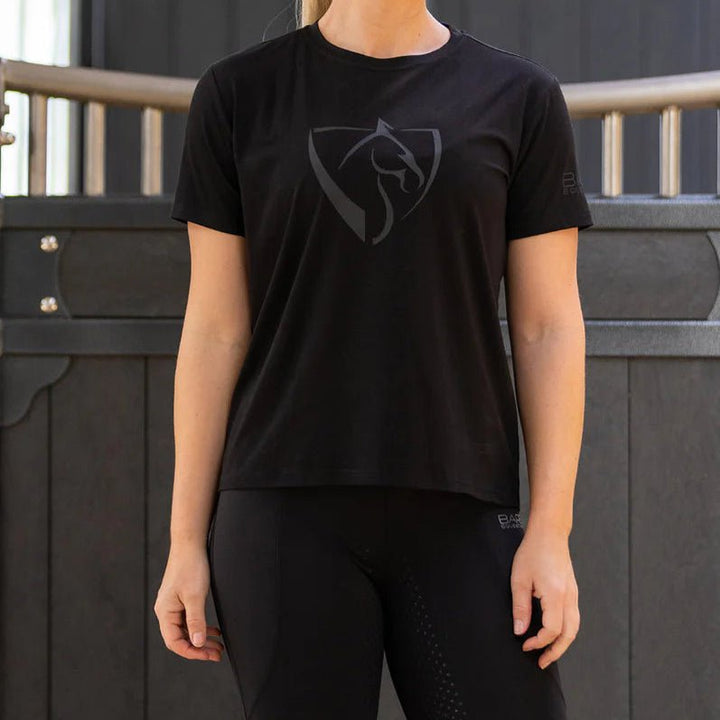Youth BARE Black Logo T-Shirt - Black - The Glamorous Grub