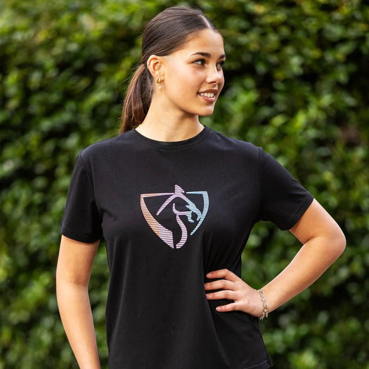 Youth BARE Neon Logo T-Shirt - Black - The Glamorous Grub