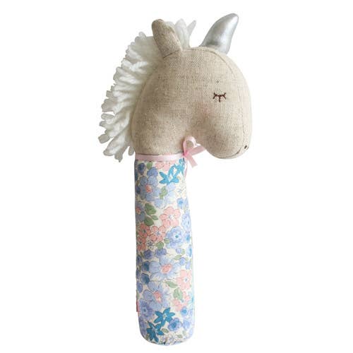 Yvette Unicorn Squeaker Liberty Blue - The Glamorous Grub